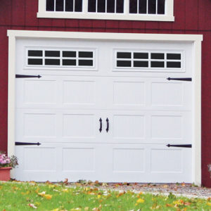 Carriage Insulated Door with LP 8-Lite Stockton Glass