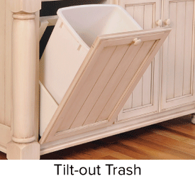 Tilt-out Trash Bin